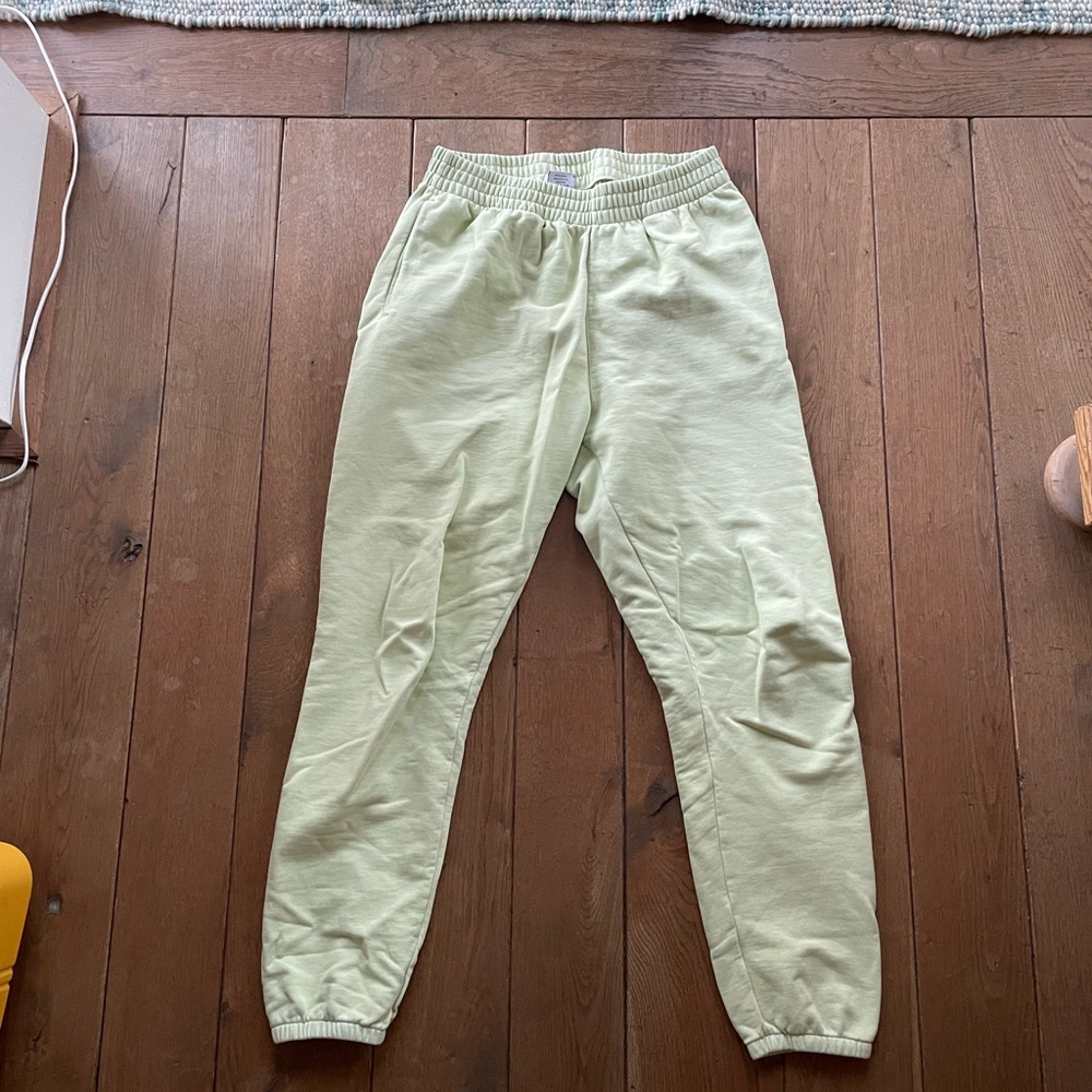 Outdoor Voices Light Green Joggers
